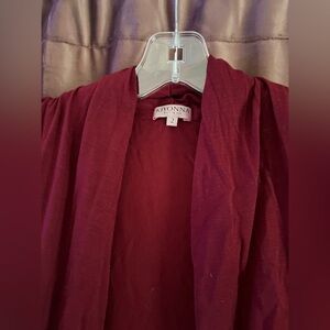 Lightweight, maroon cardigan women’s size 2, X-Large